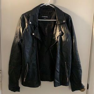 Pleather biker jacket from Rue21.